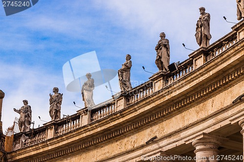 Image of St. Peter's Basilica in Vatican City in Rome, Italy.