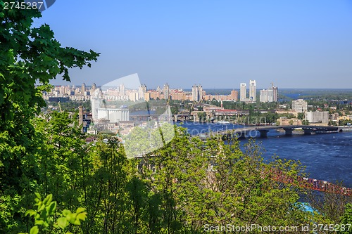 Image of Panorama of Kiev, Ukraine.