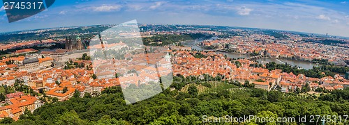 Image of ?ityscape of Prague city. Panoramic view