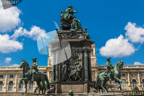 Image of Monument of the famous monarch Maria Theresia of Habsburg(Vienna