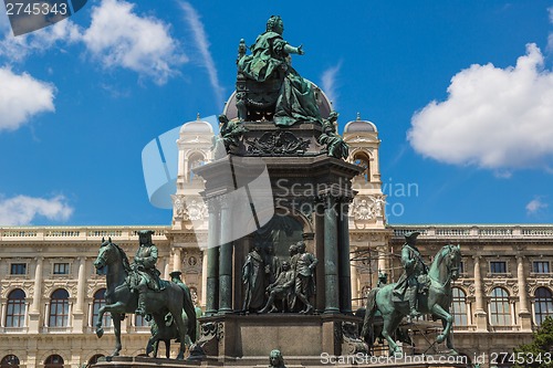 Image of Monument of the famous monarch Maria Theresia of Habsburg(Vienna