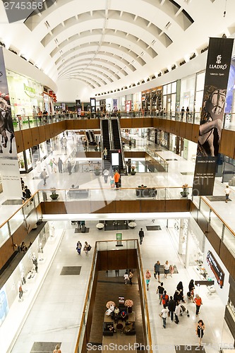 Image of Interior View of Dubai Mall - world's largest shopping mall