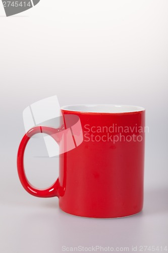 Image of Red Cup Isolated on White