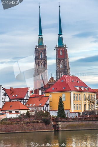 Image of Wroclaw old city panorama