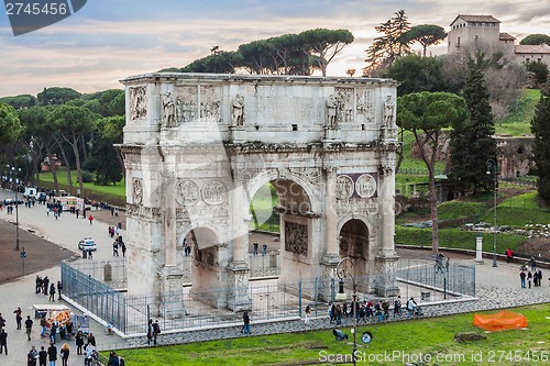 Image of Arch of Constantine in Rome