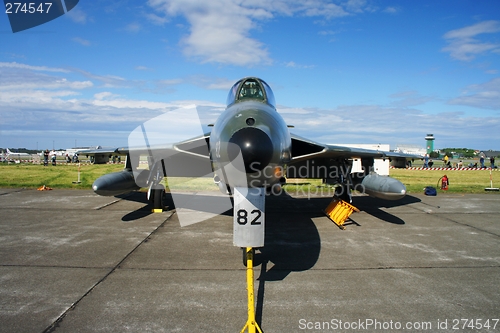 Image of Nose view of Hawker Hunter