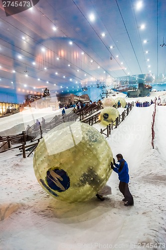 Image of Ski Dubai is an indoor ski resort with 22,500 square meters of s