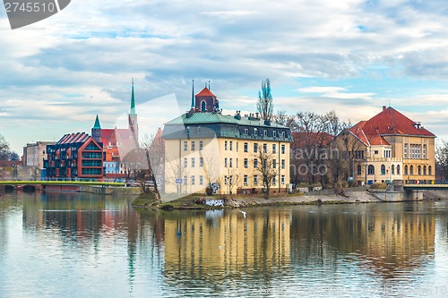 Image of Wroclaw old city panorama