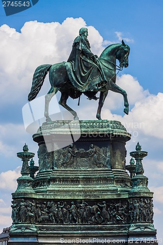 Image of Equestrian Statue of King John of Saxony  in Dresden, Germany