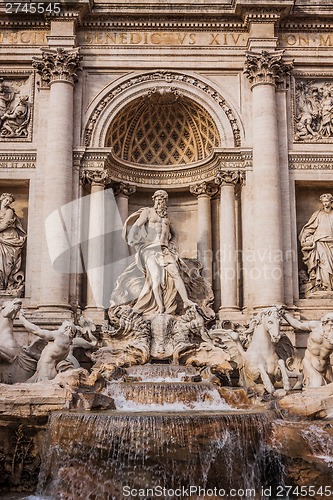 Image of Trevi Fountain - famous landmark in Rome