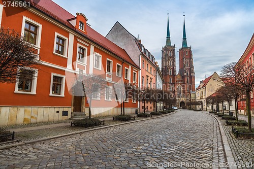 Image of Wroclaw old city panorama