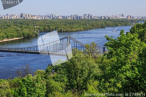 Image of Panorama of Kiev, Ukraine.