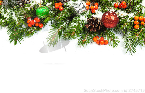 Image of Christmas background. Eve framework