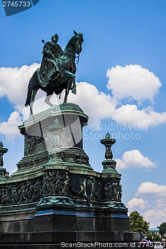 Image of Equestrian Statue of King John of Saxony  in Dresden, Germany