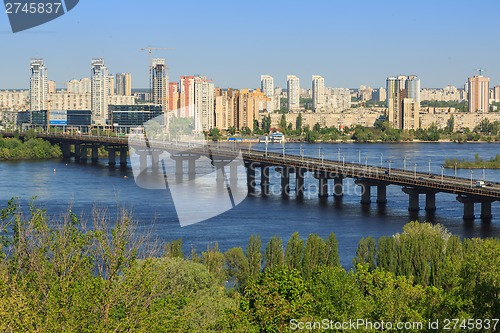 Image of Panorama of Kiev, Ukraine.