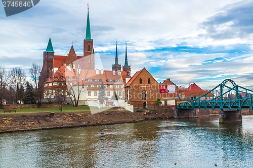 Image of Wroclaw old city panorama