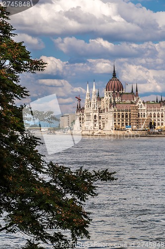 Image of The building of the Parliament in Budapest, Hungary