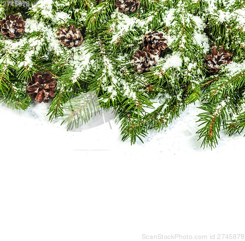 Image of Christmas background. Eve framework