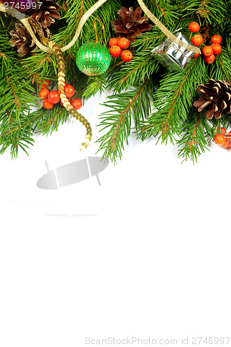 Image of Christmas background. Eve framework