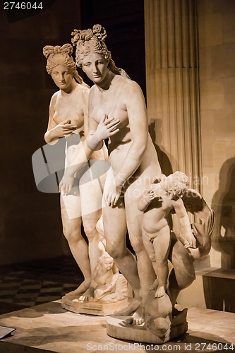 Image of Statues at the Louvre, Paris, France