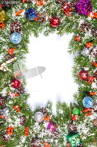 Image of Christmas background. Eve framework