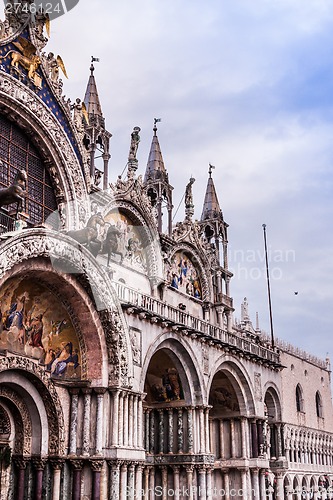 Image of St. Marks Cathedral and square in Venice, Italy