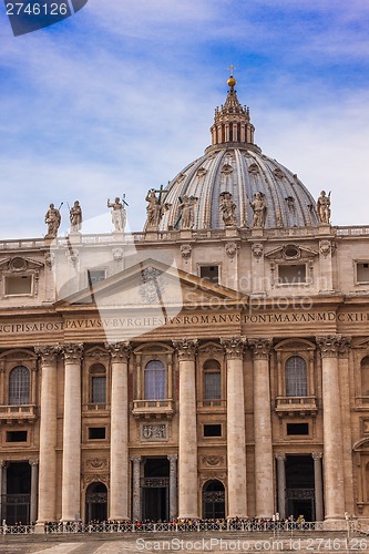 Image of St. Peter's Basilica in Vatican City in Rome, Italy.