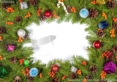 Image of Christmas background. Eve framework