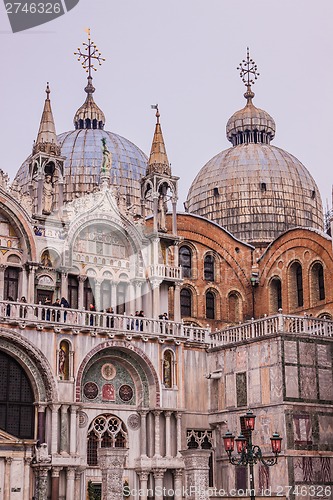 Image of St. Marks Cathedral and square in Venice, Italy