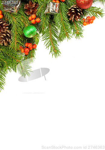 Image of Christmas background. Eve framework