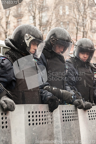 Image of Protest Against "Dictatorship" In Ukraine Turns Violent