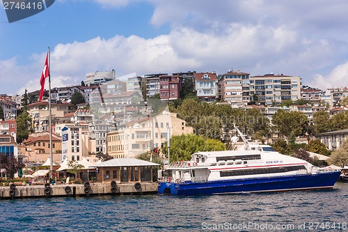 Image of The Bosphorus, also known as the Istanbul Strait, is a strait th