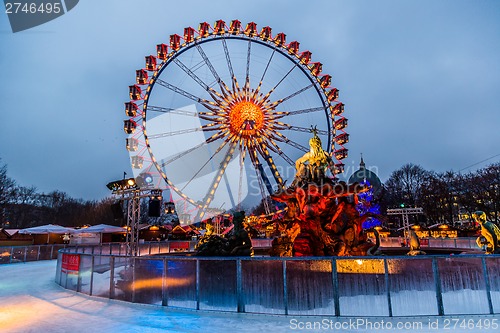 Image of Berlin shines in a festive blaze of lights in the period before 