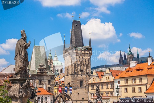 Image of Charles bridge in Prague