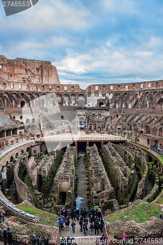 Image of The Iconic, the legendary Coliseum of Rome, Italy