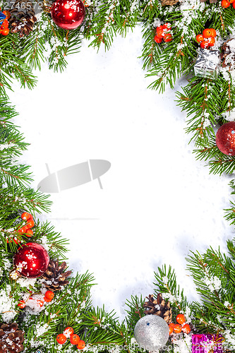 Image of Christmas background. Eve framework