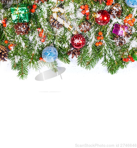 Image of Christmas background. Eve framework