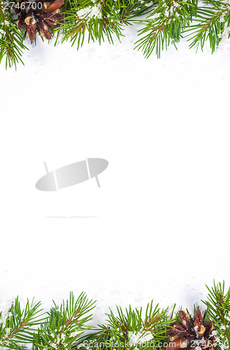 Image of Christmas background. Eve framework