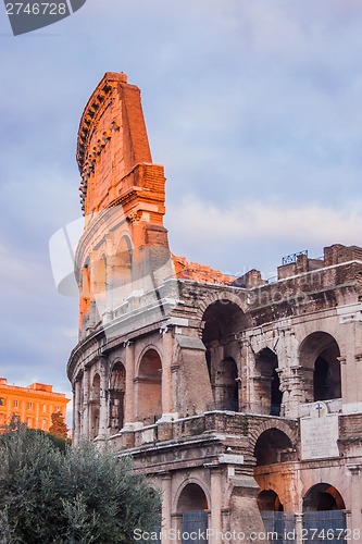 Image of Colosseum in Rome, Italy