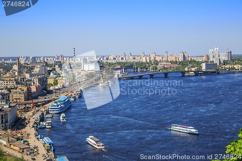 Image of Panorama of Kiev, Ukraine.