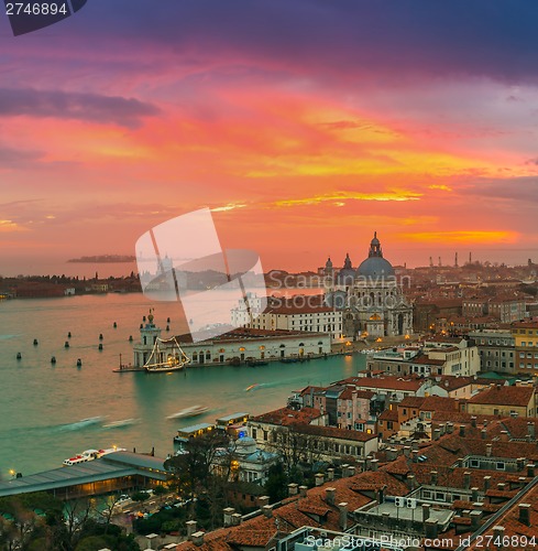 Image of View of Basilica di Santa Maria della Salute,Venice, Italy