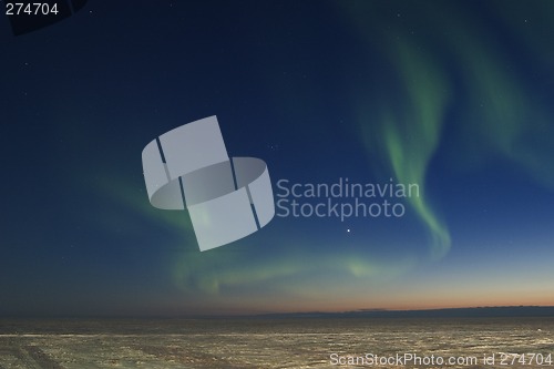 Image of Chaotic aurora borealis