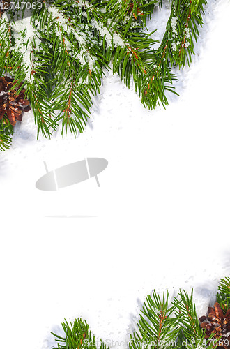 Image of Christmas background. Eve framework