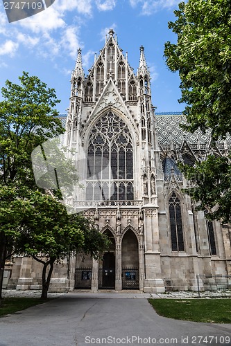 Image of Vienna, Austria - famous Votivkirche ,Votive Church