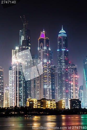 Image of Dubai Marina cityscape, UAE