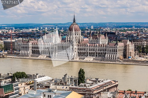 Image of The building of the Parliament in Budapest, Hungary