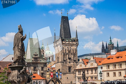 Image of Charles bridge in Prague