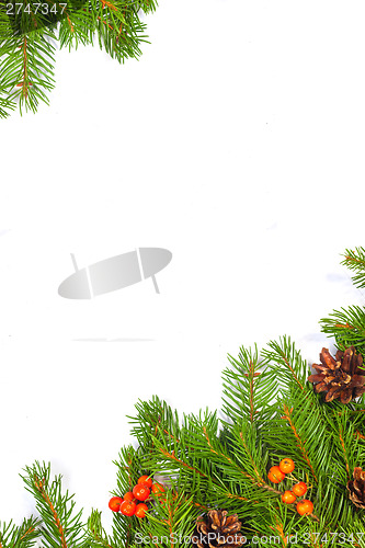 Image of Christmas background. Eve framework