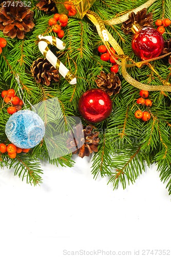 Image of Christmas background. Eve framework