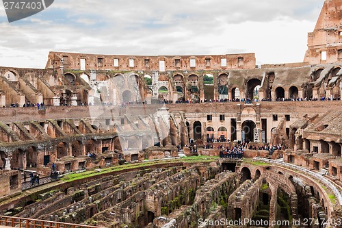 Image of The Iconic, the legendary Coliseum of Rome, Italy